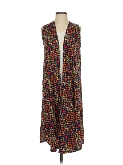 Pre-owned Lularoe Kimono In Black