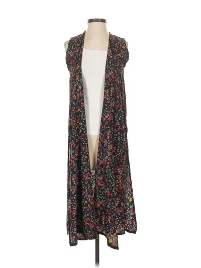 Pre-owned Lularoe Kimono In Black