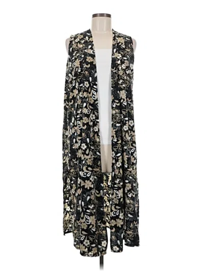 Pre-owned Lularoe Kimono In Black