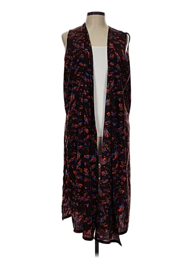 Pre-owned Lularoe Kimono In Black