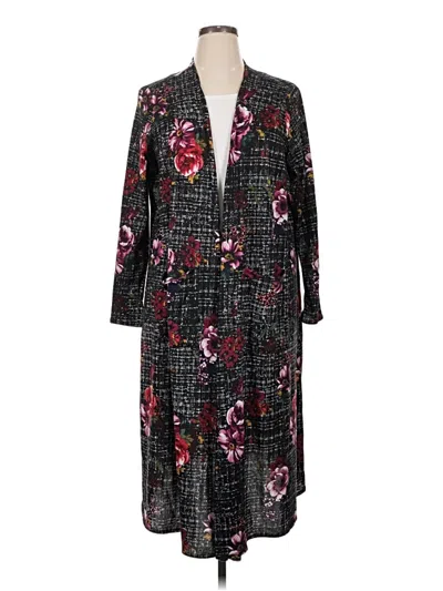 Pre-owned Lularoe Kimono In Black