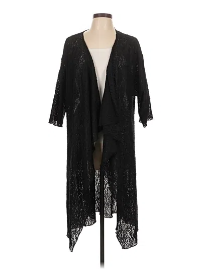 Pre-owned Lularoe Kimono In Black