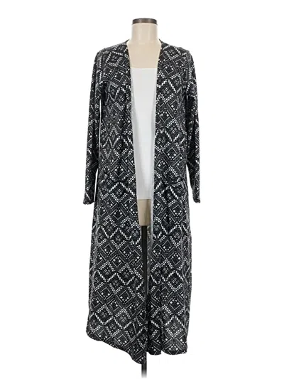 Pre-owned Lularoe Kimono In Black