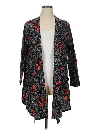 Pre-owned Lularoe Kimono In Black