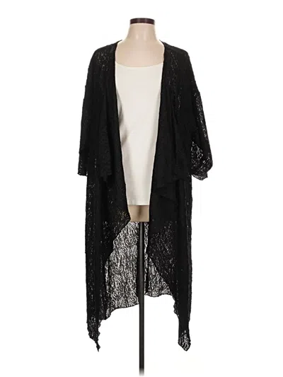 Pre-owned Lularoe Kimono In Black