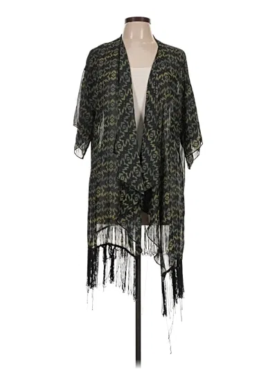 Pre-owned Lularoe Kimono In Black