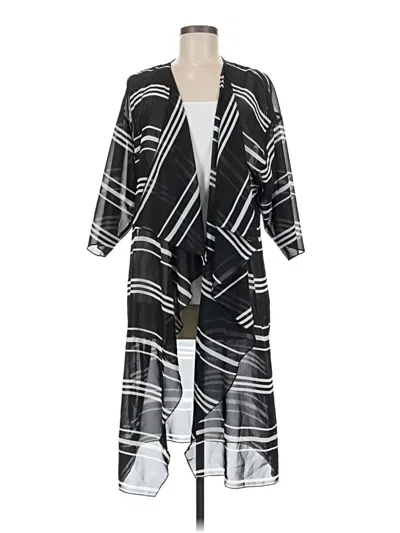 Pre-owned Lularoe Kimono In Black