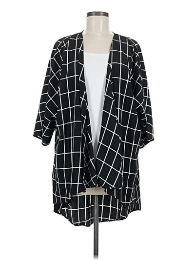 Pre-owned Lularoe Kimono In Black