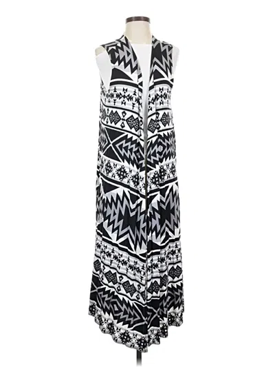 Pre-owned Lularoe Kimono In Black