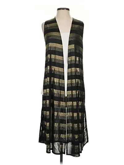 Pre-owned Lularoe Kimono In Black