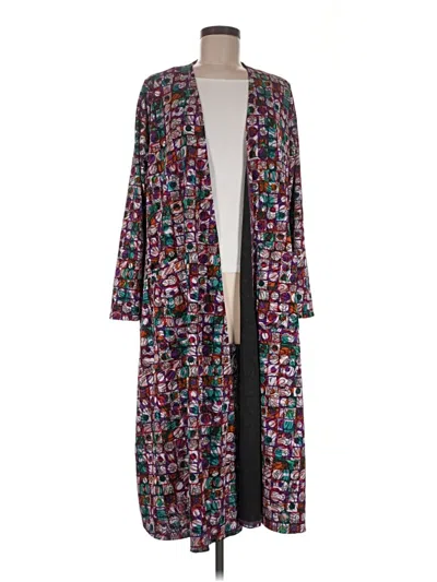 Pre-owned Lularoe Kimono In Black