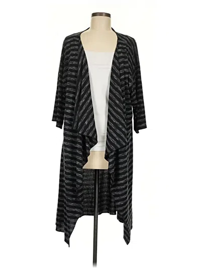 Pre-owned Lularoe Kimono In Black
