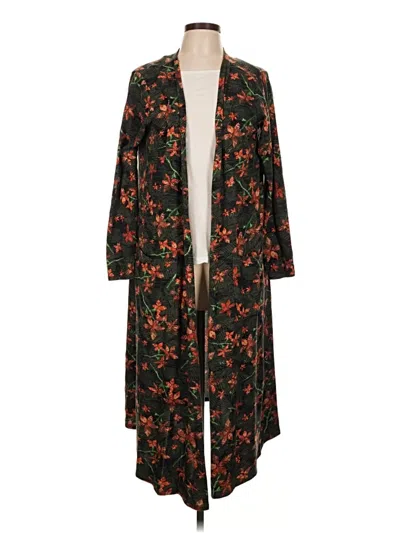 Pre-owned Lularoe Kimono In Black