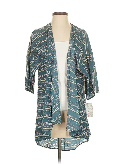 Lularoe Kimono In Blue