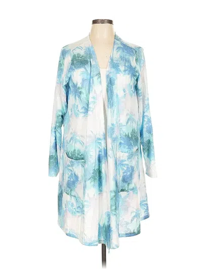 Pre-owned Lularoe Kimono In Blue