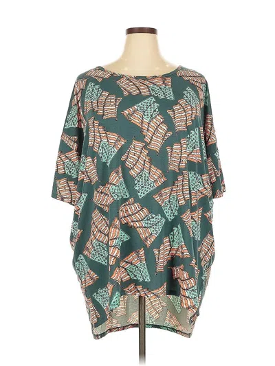 Pre-owned Lularoe Kimono In Blue