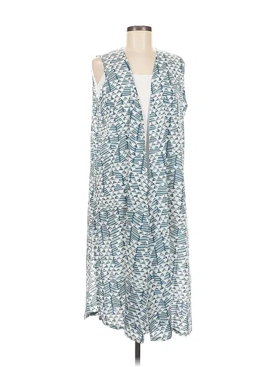 Pre-owned Lularoe Kimono In Blue