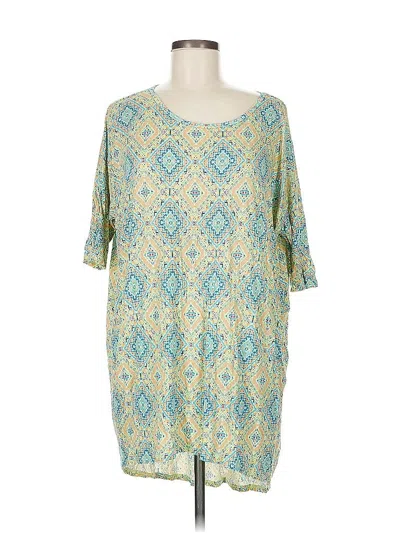 Pre-owned Lularoe Kimono In Blue