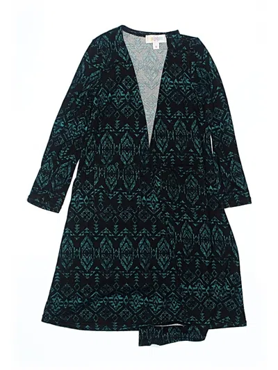 Pre-owned Lularoe Kids' Kimono In Blue