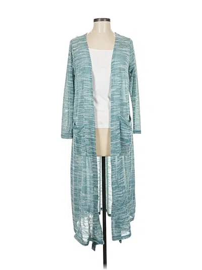 Pre-owned Lularoe Kimono In Blue