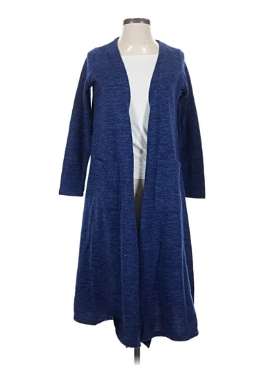 Pre-owned Lularoe Kimono In Blue
