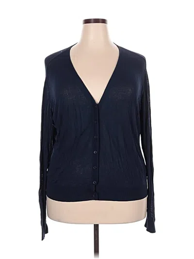 Pre-owned Lularoe Kimono In Blue