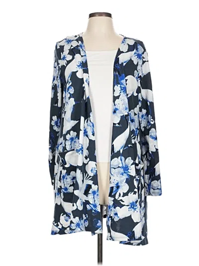 Pre-owned Lularoe Kimono In Blue