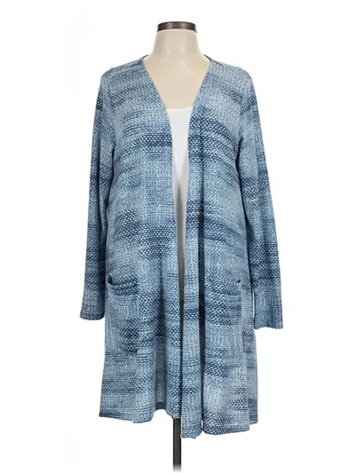 Pre-owned Lularoe Kimono In Blue