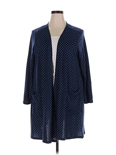 Pre-owned Lularoe Kimono In Blue