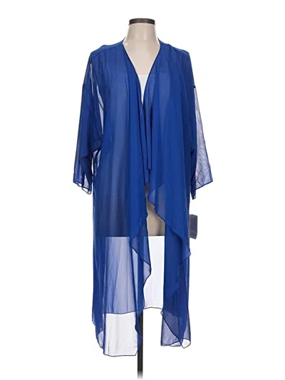 Lularoe Kimono In Blue