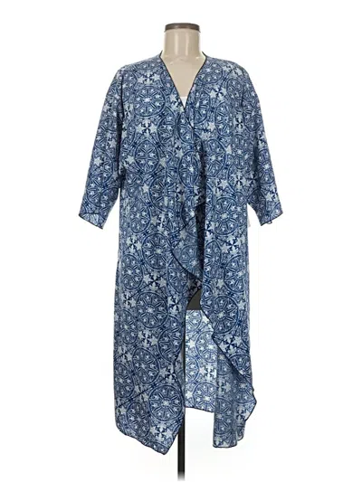 Lularoe Kimono In Blue