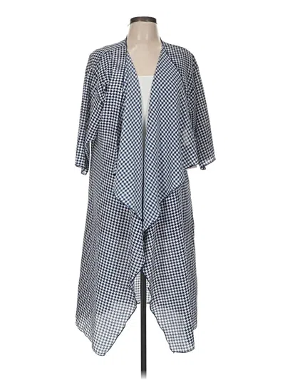 Pre-owned Lularoe Kimono In Blue