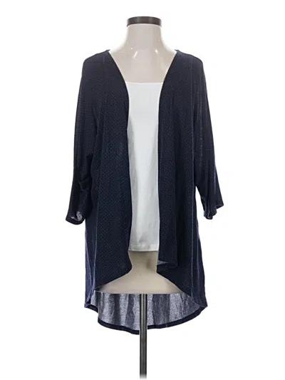 Pre-owned Lularoe Kimono In Blue