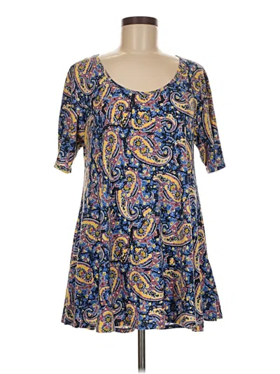 Pre-owned Lularoe Kimono In Blue
