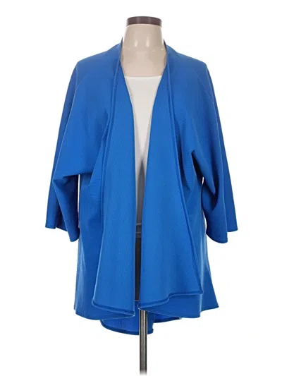 Pre-owned Lularoe Kimono In Blue