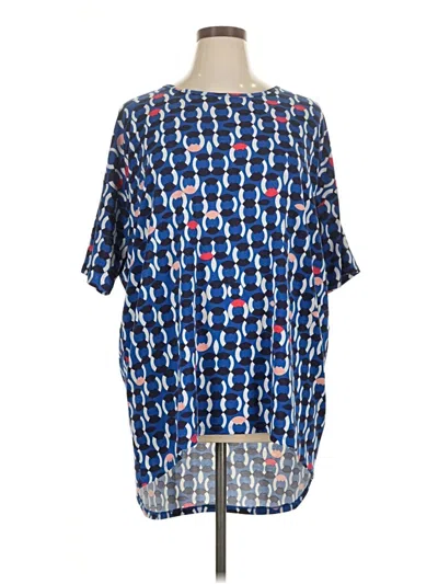 Pre-owned Lularoe Kimono In Blue
