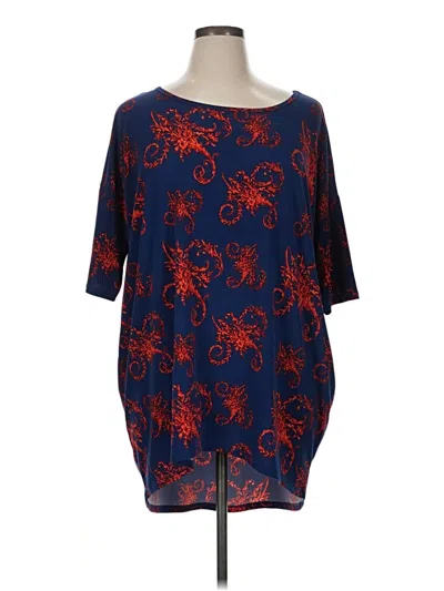Pre-owned Lularoe Kimono In Blue