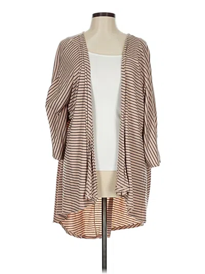 Pre-owned Lularoe Kimono In Brown