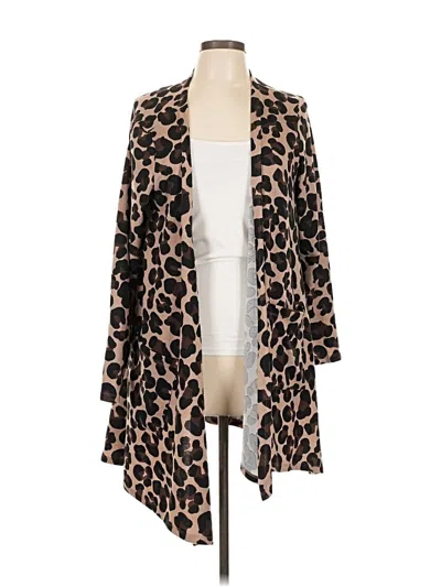 Pre-owned Lularoe Kimono In Brown