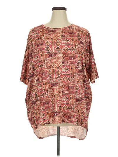 Pre-owned Lularoe Kimono In Brown