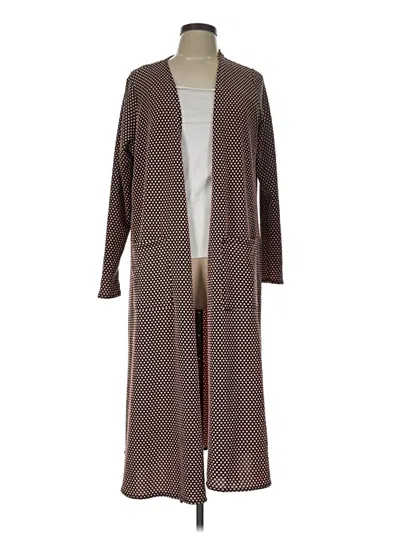 Pre-owned Lularoe Kimono In Brown