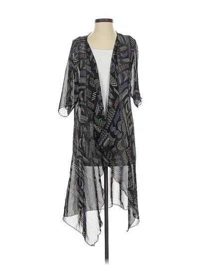 Pre-owned Lularoe Kimono In Gray