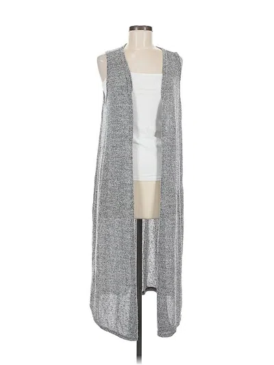 Pre-owned Lularoe Kimono In Gray