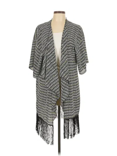 Pre-owned Lularoe Kimono In Gray