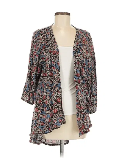 Pre-owned Lularoe Kimono In Gray