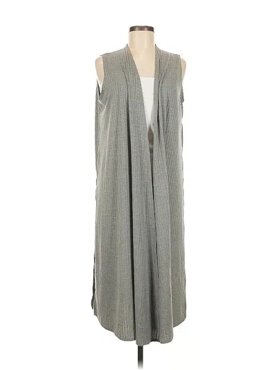 Pre-owned Lularoe Kimono In Gray