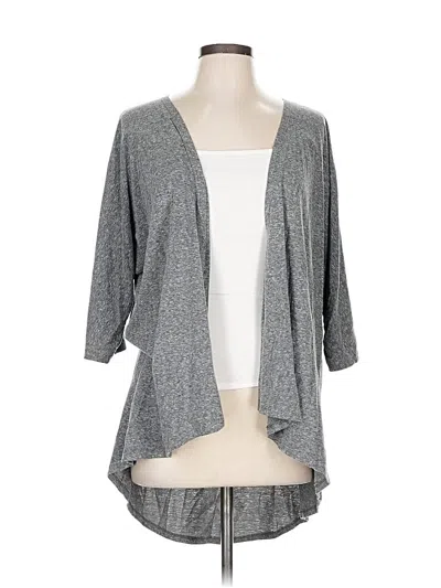 Pre-owned Lularoe Kimono In Gray