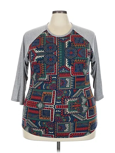 Pre-owned Lularoe Kimono In Gray