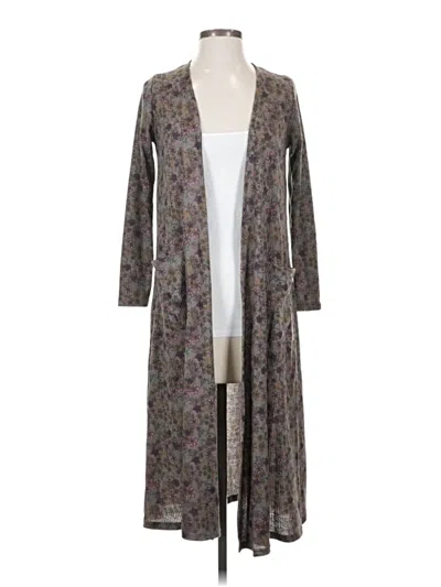 Pre-owned Lularoe Kimono In Gray