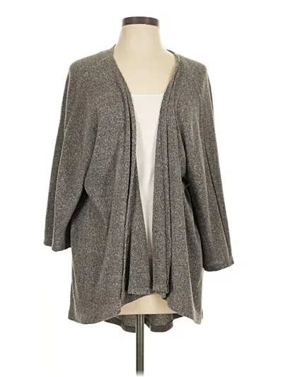 Pre-owned Lularoe Kimono In Gray